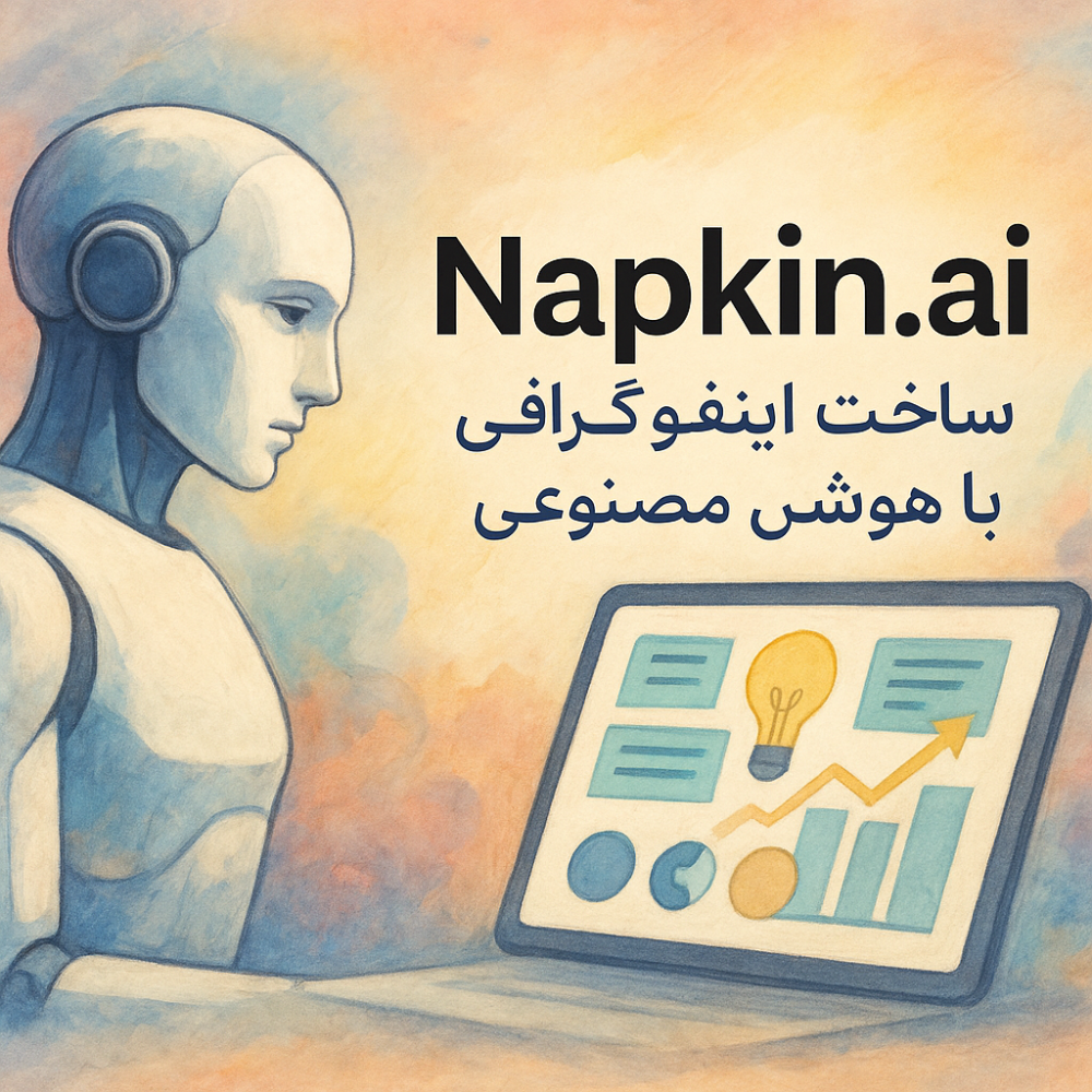 ساخت اینفوگرافی با Napkin.ai